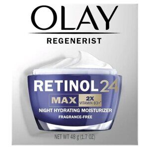 NEW!! Olay Regenerist Retinol 24 MAX Night Cream Anti-Aging Moisturizer 1.7oz